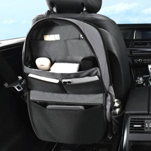 image:imageCoverado Backseat Car Organizer 2 Packs HeavyDuty Durable DualWay Use Car Back Seat Organizer Waterproof with Multi Pockets Zipper Closure Design Protect Valuables from Spills Keeps Car Tidy1 PackNew