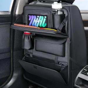 image:imageCoverado Backseat Car Organizer 2 Packs HeavyDuty Durable DualWay Use Car Back Seat Organizer Waterproof with Multi Pockets Zipper Closure Design Protect Valuables from Spills Keeps Car Tidy1 PackOriginal