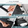 image:imageCoverado Car Seat Leg Support Cushion Leather Car Seat Extender Universal Leg Extender Cushions for Long Driving Waterproof Leg Extension Support Pad Car Seat Cushions for Most Cars UpdateGrayBlack