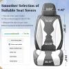 image:imageCoverado Car Seat Covers Front Covers for Cars Car Seat Cover Front Seats Automotive Seat Cover Waterproof Leather Car Seat Cushion Universal Interior Covers Seat Protectors for Most CarsBlackWhite