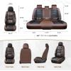 image:imageCoverado Car Seat Covers Front Covers for Cars Car Seat Cover Front Seats Automotive Seat Cover Waterproof Leather Car Seat Cushion Universal Interior Covers Seat Protectors for Most CarsCoffeeBlack