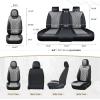 image:imageCoverado Car Seat Covers Front Covers for Cars Car Seat Cover Front Seats Automotive Seat Cover Waterproof Leather Car Seat Cushion Universal Interior Covers Seat Protectors for Most CarsGrayBlack