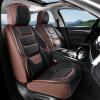 image:imageCoverado Car Seat Covers Front Covers for Cars Car Seat Cover Front Seats Automotive Seat Cover Waterproof Leather Car Seat Cushion Universal Interior Covers Seat Protectors for Most CarsCoffeeBlack