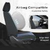 image:imageCoverado Car Seat Covers Front Covers for Cars Car Seat Cover Front Seats Automotive Seat Cover Waterproof Leather Car Seat Cushion Universal Interior Covers Seat Protectors for Most CarsBlueBlack