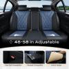 image:imageCoverado Car Seat Covers Front Covers for Cars Car Seat Cover Front Seats Automotive Seat Cover Waterproof Leather Car Seat Cushion Universal Interior Covers Seat Protectors for Most CarsBlueBlack