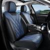 image:imageCoverado Car Seat Covers Front Covers for Cars Car Seat Cover Front Seats Automotive Seat Cover Waterproof Leather Car Seat Cushion Universal Interior Covers Seat Protectors for Most CarsBlueBlack