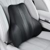 image:imageCoverado Car Headrest Pillow Ergonomic Memory Foam Car Neck Pillow for Driving Seat with Adjustable Strap Soft PU Leather Breathable Removable Cover Neck Support for Neck Pain ReliefBlacknew
