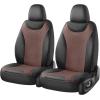 image:imageCoverado Car Seat Covers Full Set Leather Seat Covers for Cars Waterproof Car Seat Protectors Front and Back Seat Covers Car Seat Cushions Universal Fit for Most Sedans SUV Trucks Black amp BeigeBlackCoffee