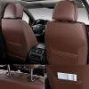 image:imageCoverado Front Seat Covers Waterproof Black Seat Covers for Cars with LeatherampVelvet Car Seat Protector Car Accessories Universal Fit for Most VehiclesCoffeeFullSet