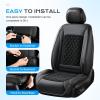 image:imageCoverado Upgraded Cooling Car Seat Cushion 8 Turbo Fans 12V24V Ventilated Cooling Seat Cover 3 Adjustable Wind Speeds Long Lasting Coolness Summer Driving Universal Fit for Car SUV Truck BlackBlack