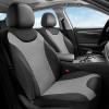 image:imageCoverado Car Seat Covers Full Set Leather Seat Covers for Cars Waterproof Car Seat Protectors Front and Back Seat Covers Car Seat Cushions Universal Fit for Most Sedans SUV Trucks Black amp BeigeBlackGray