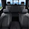 image:imageCoverado Chevy Chevrolet Silverado GMC Sierra Seat Covers Full Set Custom Fit for 20142018 1500 20152019 2500HD 3500HD Crew Double Extended Cab Truck Waterproof Leather Car Seat Covers Grayblack