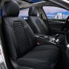 image:imageCoverado Front Seat Covers Nappa Leather Seat Covers for Cars Waterproof Seat Covers Front Dark Black