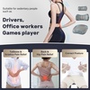image:imageCoverado Seat Cushion and Lumbar Support Pillow for Driving Seat Neck Headrest Pillow with Adjustable Strap Soft and Breathable PU Leather High Density Memory Foam for Neck amp Lower Back Pain ReliefGraya