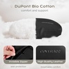 image:imageCoverado Seat Cushion and Lumbar Support Pillow for Driving Seat Neck Headrest Pillow with Adjustable Strap Soft and Breathable PU Leather High Density Memory Foam for Neck amp Lower Back Pain ReliefBlack