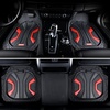 image:imageCoverado 59007 Car Floor Mats for Cars Deep Dish All Weather Floor Mats Car Floor Mats All Weather with AntiSlip Backing Car Mats Universal Trim to Fit for Cars SUV Truck Vans 4 Pcs BlackampRed