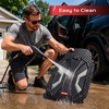 image:imageCoverado 59007 Car Floor Mats for Trucks Waterproof All Weather Automotive Floor Mats for Front amp Rear Deep Dish Car Mat with AntiSlip Backing Trim to Fit Floor Liners for Cars 3 Pcs BlackampGray