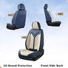 image:imageCoverado Car Seat Covers Front Seats Seat Covers for Cars Car Seat Protector 2Pack Car Seat Cushion Nappa Leather Waterproof Seat Covers Carseat Cover Universal Fit for Most Cars TrucksRedBlueBeige