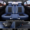 image:imageCoverado Car Seat Covers Front Seats Seat Covers for Cars Car Seat Protector 2Pack Car Seat Cushion Nappa Leather Waterproof Seat Covers Carseat Cover Universal Fit for Most Cars TrucksRedBlueBlack