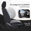 image:imageCoverado Car Seat Covers Front Seats Seat Covers for Cars Car Seat Protector 2Pack Car Seat Cushion Nappa Leather Waterproof Seat Covers Carseat Cover Universal Fit for Most Cars TrucksRedBlackGray