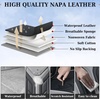 image:imageCoverado Car Seat Covers Front Seats Seat Covers for Cars Car Seat Protector 2Pack Car Seat Cushion Nappa Leather Waterproof Seat Covers Carseat Cover Universal Fit for Most Cars TrucksRedGrayBlack