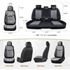 image:imageCoverado Car Seat Covers Front Seats Seat Covers for Cars Car Seat Protector 2Pack Car Seat Cushion Nappa Leather Waterproof Seat Covers Carseat Cover Universal Fit for Most Cars TrucksRedBlackGray