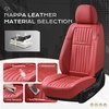 image:imageCoverado Car Seat Covers Front Seats Seat Covers for Cars Car Seat Protector 2Pack Car Seat Cushion Nappa Leather Waterproof Seat Covers Carseat Cover Universal Fit for Most Cars TrucksRedRed
