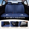 image:imageCoverado Car Seat Covers Front Seats Seat Covers for Cars Car Seat Protector 2Pack Car Seat Cushion Nappa Leather Waterproof Seat Covers Carseat Cover Universal Fit for Most Cars TrucksRedBlue