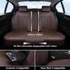 image:imageCoverado Car Seat Covers Front Seats Seat Covers for Cars Car Seat Protector 2Pack Car Seat Cushion Nappa Leather Waterproof Seat Covers Carseat Cover Universal Fit for Most Cars TrucksRedCoffee