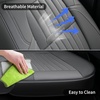 image:imageCoverado Car Seat Covers Front Seats Seat Covers for Cars Car Seat Protector 2Pack Car Seat Cushion Nappa Leather Waterproof Seat Covers Carseat Cover Universal Fit for Most Cars TrucksRedgray