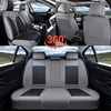 image:imageCoverado Car Seat Covers Front Seats Seat Covers for Cars Car Seat Protector 2Pack Car Seat Cushion Nappa Leather Waterproof Seat Covers Carseat Cover Universal Fit for Most Cars TrucksRedGrayBlack
