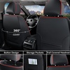 image:imageCoverado Car Seat Covers Front Seats Seat Covers for Cars Car Seat Protector 2Pack Car Seat Cushion Nappa Leather Waterproof Seat Covers Carseat Cover Universal Fit for Most Cars TrucksRedBlackRedline