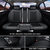 image:imageCoverado Car Seat Covers Front Seats Seat Covers for Cars Car Seat Protector 2Pack Car Seat Cushion Nappa Leather Waterproof Seat Covers Carseat Cover Universal Fit for Most Cars TrucksRedblack