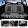image:imageCoverado Car Seat Covers Front Seats Seat Covers for Cars Car Seat Protector 2Pack Car Seat Cushion Nappa Leather Waterproof Seat Covers Carseat Cover Universal Fit for Most Cars TrucksRedGrayBlack8868