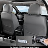 image:imageCoverado Car Seat Covers Front Seats Seat Covers for Cars Car Seat Protector 2Pack Car Seat Cushion Nappa Leather Waterproof Seat Covers Carseat Cover Universal Fit for Most Cars TrucksRedgray