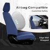 image:imageCoverado Car Seat Covers Front Seats Seat Covers for Cars Car Seat Protector 2Pack Car Seat Cushion Nappa Leather Waterproof Seat Covers Carseat Cover Universal Fit for Most Cars TrucksRedBlue