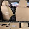 image:imageCoverado Car Seat Covers Front Seats Seat Covers for Cars Car Seat Protector 2Pack Car Seat Cushion Nappa Leather Waterproof Seat Covers Carseat Cover Universal Fit for Most Cars TrucksRedbeige