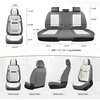 image:imageCoverado Car Seat Covers Front Seats Seat Covers for Cars Car Seat Protector 2Pack Car Seat Cushion Nappa Leather Waterproof Seat Covers Carseat Cover Universal Fit for Most Cars TrucksRedGrayWhite