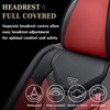 image:imageCoverado Car Seat Covers Front Seats Seat Covers for Cars Car Seat Protector 2Pack Car Seat Cushion Nappa Leather Waterproof Seat Covers Carseat Cover Universal Fit for Most Cars TrucksRedBurgundy