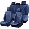image:imageCoverado Car Seat Covers Front Seats Seat Covers for Cars Car Seat Protector 2Pack Car Seat Cushion Nappa Leather Waterproof Seat Covers Carseat Cover Universal Fit for Most Cars TrucksRedBlue
