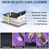 image:imageCoverado Car Seat Covers Front Seats Seat Covers for Cars Car Seat Protector 2Pack Car Seat Cushion Nappa Leather Waterproof Seat Covers Carseat Cover Universal Fit for Most Cars TrucksRedBlackPurple