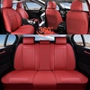 image:imageCoverado Car Seat Covers Front Seats Seat Covers for Cars Car Seat Protector 2Pack Car Seat Cushion Nappa Leather Waterproof Seat Covers Carseat Cover Universal Fit for Most Cars TrucksRedRed