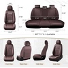 image:imageCoverado Car Seat Covers Front Seats Seat Covers for Cars Car Seat Protector 2Pack Car Seat Cushion Nappa Leather Waterproof Seat Covers Carseat Cover Universal Fit for Most Cars TrucksRedCoffee8868