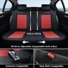 image:imageCoverado Car Seat Covers Front Seats Seat Covers for Cars Car Seat Protector 2Pack Car Seat Cushion Nappa Leather Waterproof Seat Covers Carseat Cover Universal Fit for Most Cars TrucksRedBurgundy