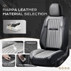 image:imageCoverado Car Seat Covers Front Seats Seat Covers for Cars Car Seat Protector 2Pack Car Seat Cushion Nappa Leather Waterproof Seat Covers Carseat Cover Universal Fit for Most Cars TrucksRedBlackGray