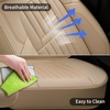 image:imageCoverado Car Seat Covers Front Seats Seat Covers for Cars Car Seat Protector 2Pack Car Seat Cushion Nappa Leather Waterproof Seat Covers Carseat Cover Universal Fit for Most Cars TrucksRedbeige
