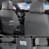 image:imageCoverado Car Seat Covers Front Seats Seat Covers for Cars Car Seat Protector 2Pack Car Seat Cushion Nappa Leather Waterproof Seat Covers Carseat Cover Universal Fit for Most Cars TrucksRedgray