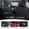 image:imageCoverado Car Seat Covers Front Seats Seat Covers for Cars Car Seat Protector 2Pack Car Seat Cushion Nappa Leather Waterproof Seat Covers Carseat Cover Universal Fit for Most Cars TrucksRedRedBlack