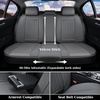 image:imageCoverado Car Seat Covers Front Seats Seat Covers for Cars Car Seat Protector 2Pack Car Seat Cushion Nappa Leather Waterproof Seat Covers Carseat Cover Universal Fit for Most Cars TrucksRedgray