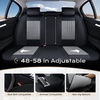 image:imageCoverado Car Seat Covers Front Seats Seat Covers for Cars Car Seat Protector 2Pack Car Seat Cushion Nappa Leather Waterproof Seat Covers Carseat Cover Universal Fit for Most Cars TrucksRedBlackGray